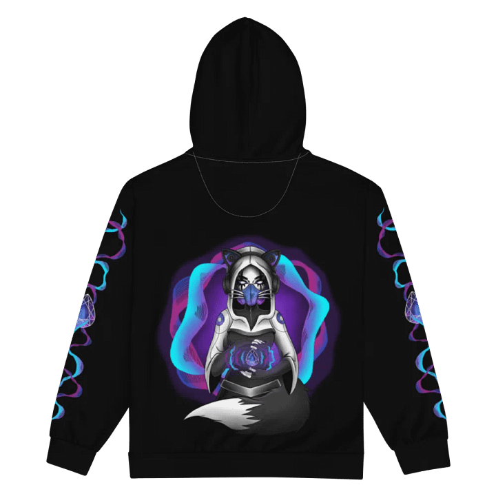 Galactic Waves Zip-Up Hoodie product image (2)