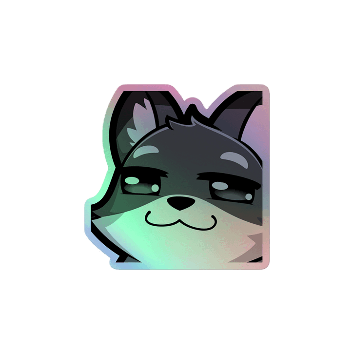 Smug Holo Sticker product image (2)