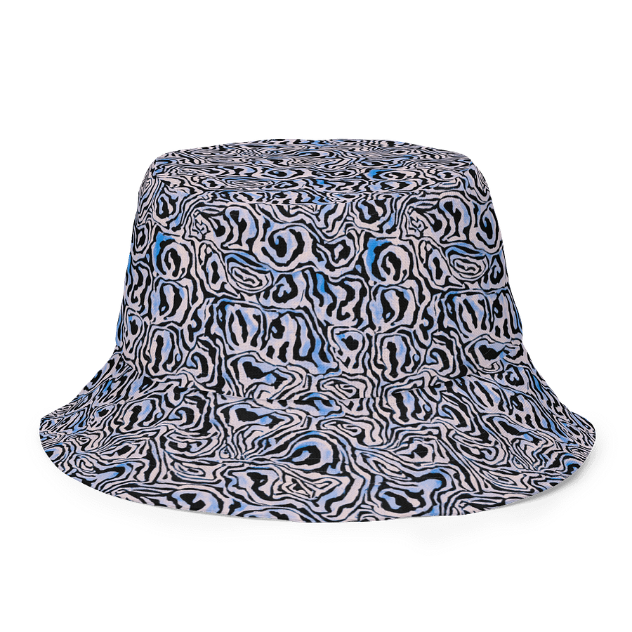Blue Black Snake Pattern Hat product image (2)