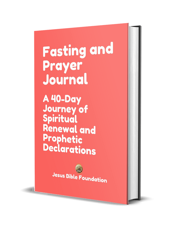 Fasting and Prayer Journal: A 40-Day Journey of Spiritual Renewal and Prophetic Declarations product image (1)