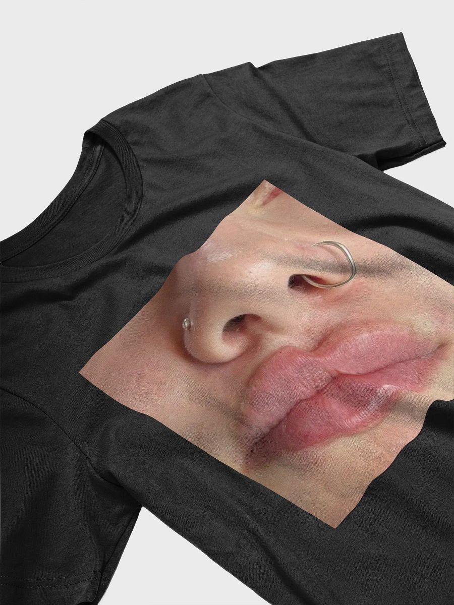 Women's Organic Cotton T-Shirt featuring a vibrant "Rasili Lips" print—a perfect blend of style, comfort, and sustainability product image (23)