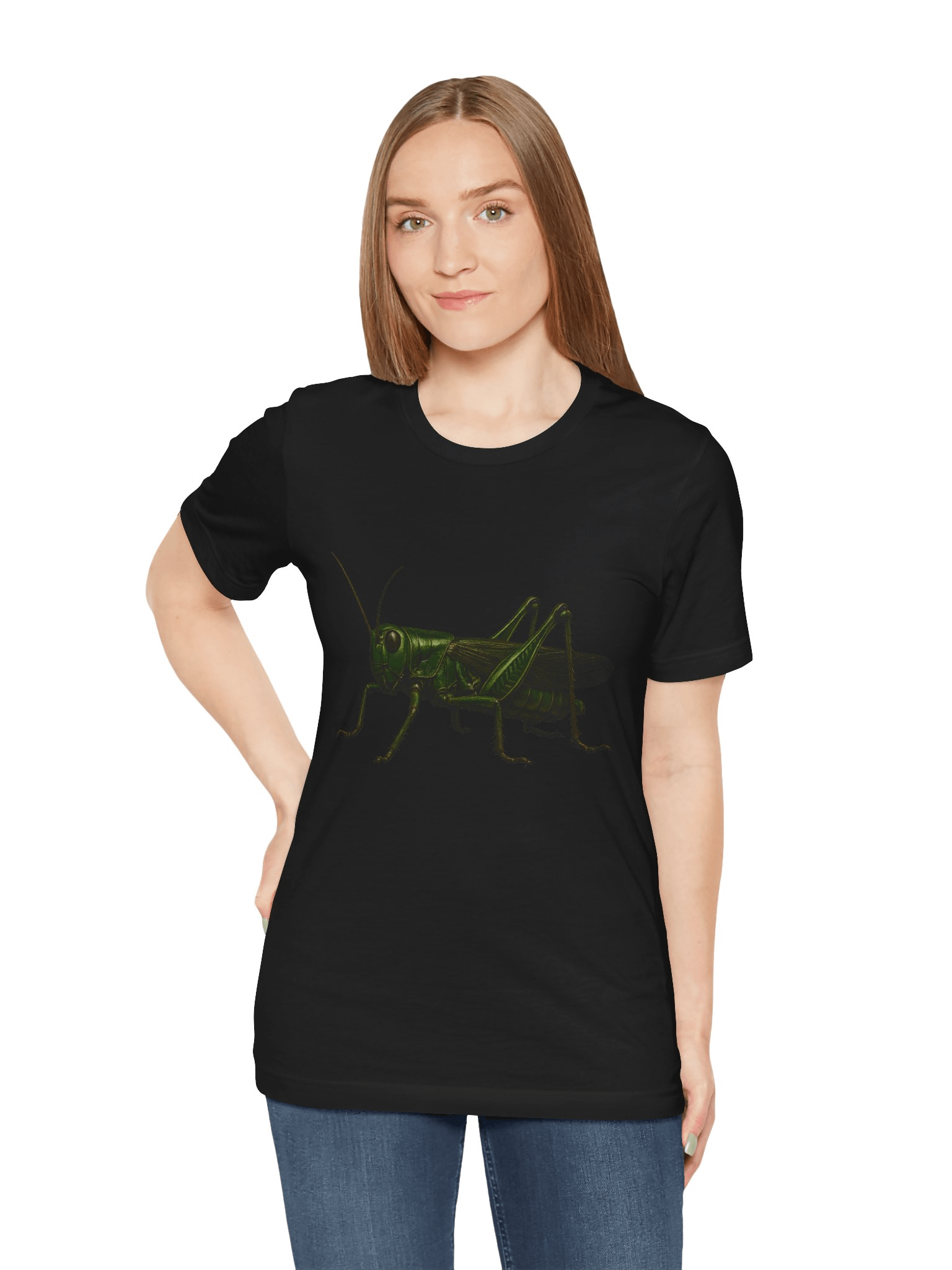 Vibrant Grasshopper Illustration T-Shirt product image (4)