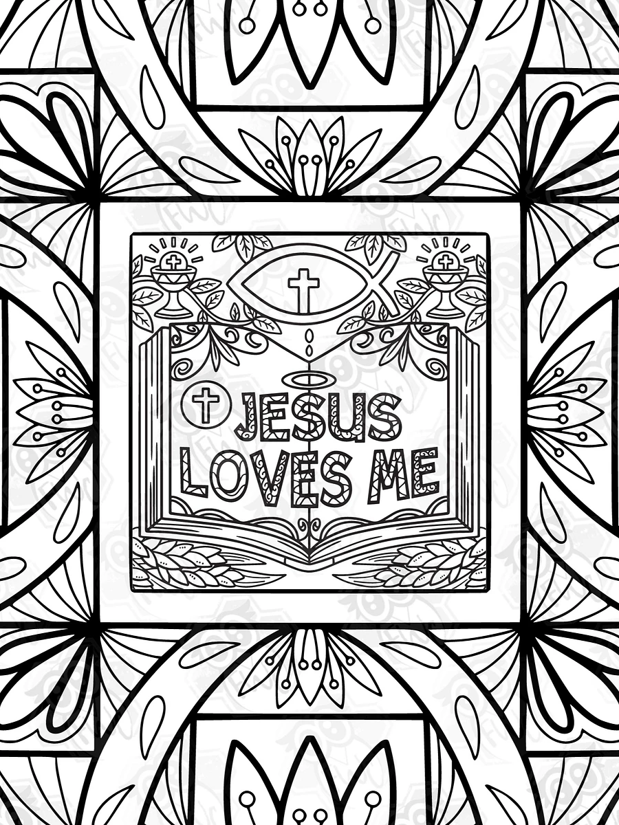 3 Pack Printable Christian Coloring Pages product image (3)