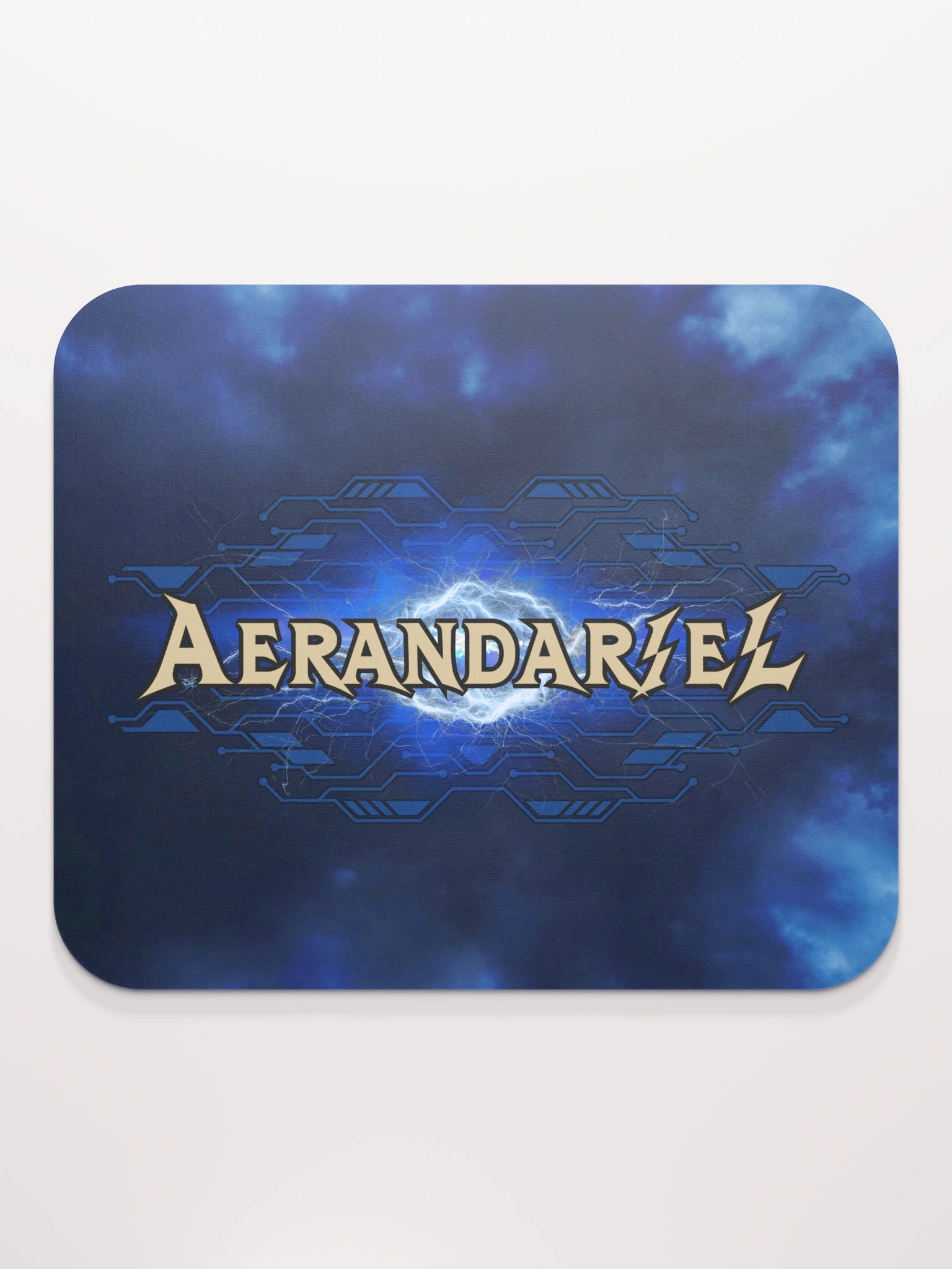 Aerandariel Electric Blue Lightning Mouse Pad product image (2)