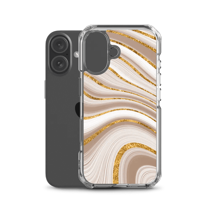 Golden Flow marble iPhone® Case product image (50)