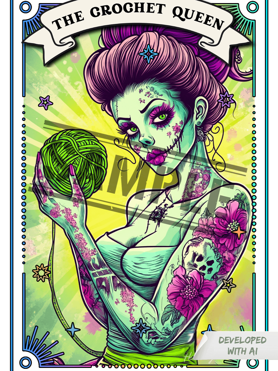 Zombabes: The Crochet Queen T-Shirt product image (1)