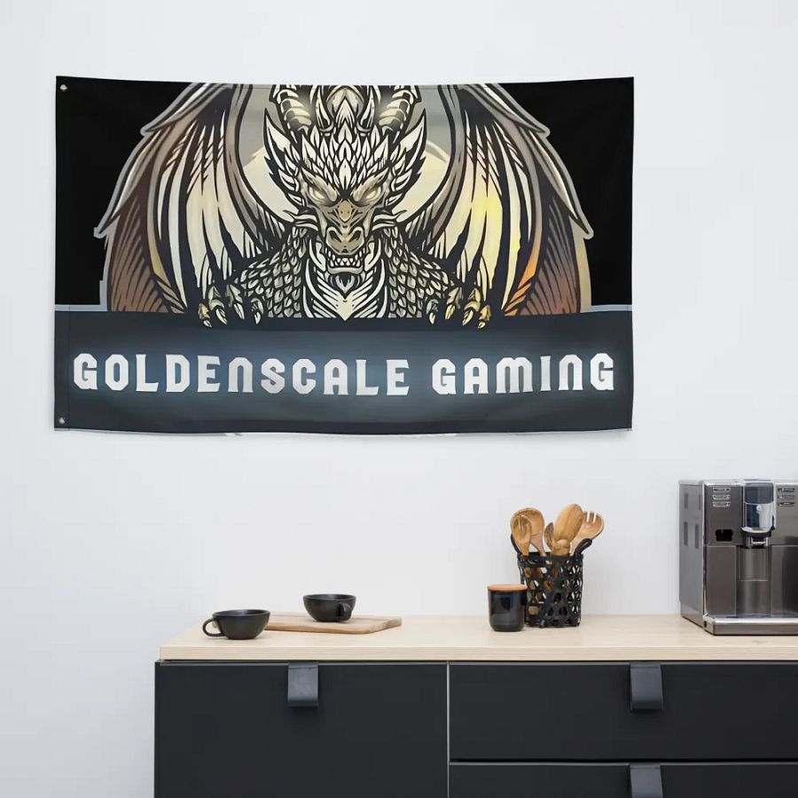 goldenScale Gaming Team Flag product image (6)