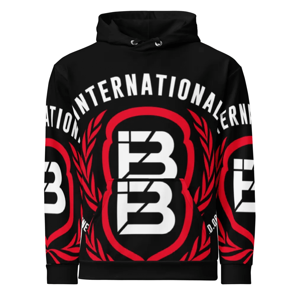 IFBNewsfeed.Org's All-Over Print Recycled Unisex Hoodie product image (1)