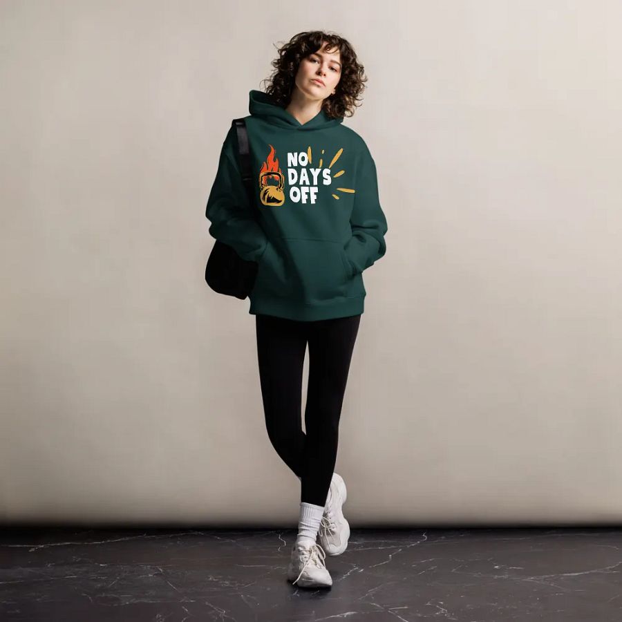 No days off unisex hoodie product image (8)