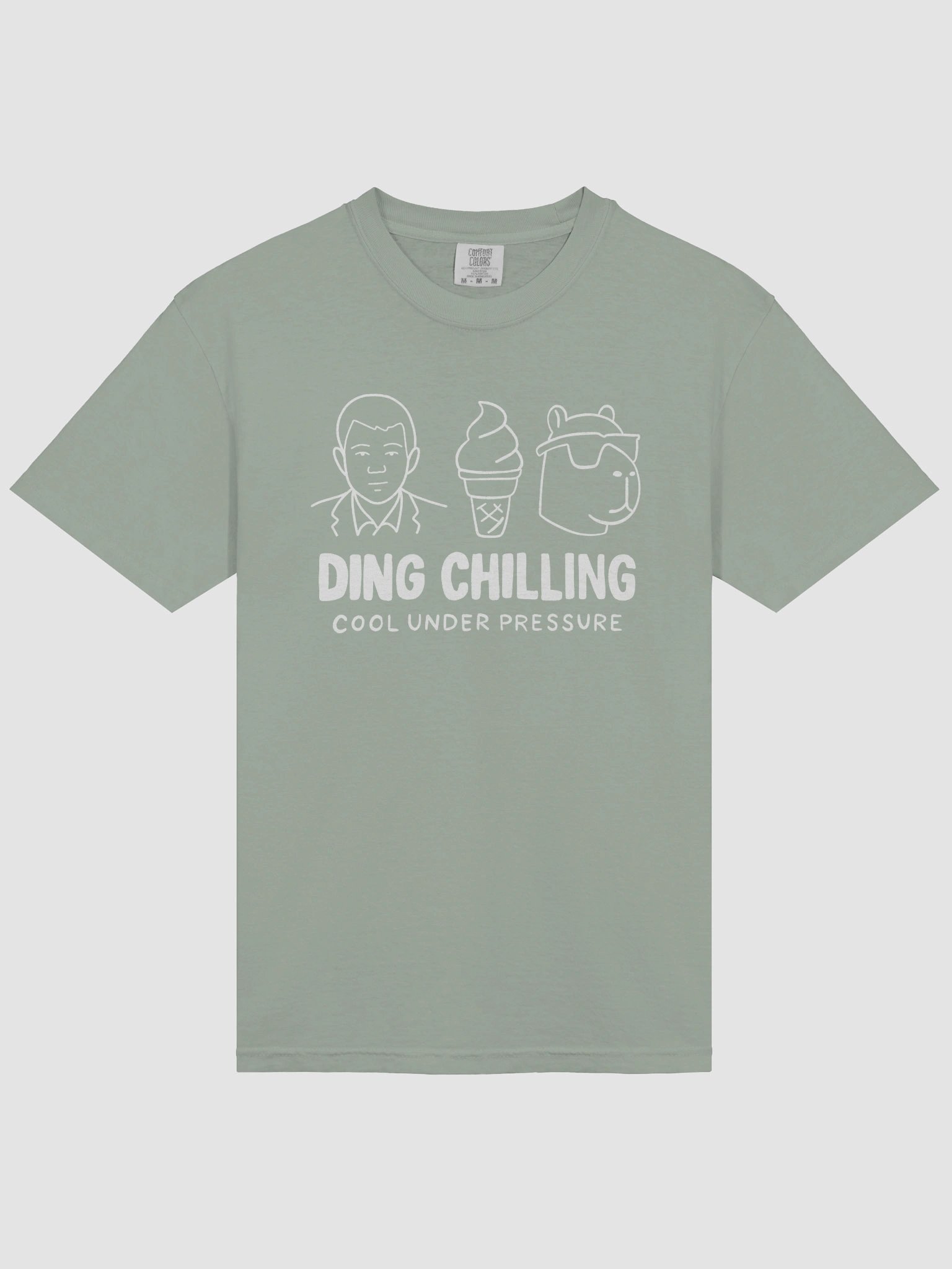 Ding Chilling 2a2 – Cool Under Pressure | Funny Chess Meme Design | T-Shirt White on Dark product image (3)