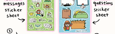 Monthly Sticker Mail💌 is available now! 