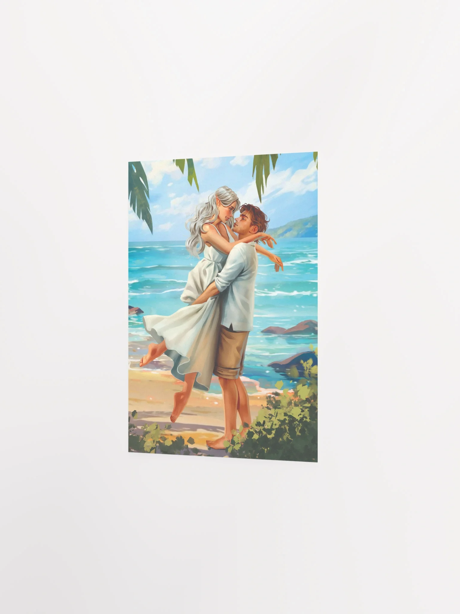 Elven Heartbound Print 5x7 ~ Elowyn & Rominy product image (2)