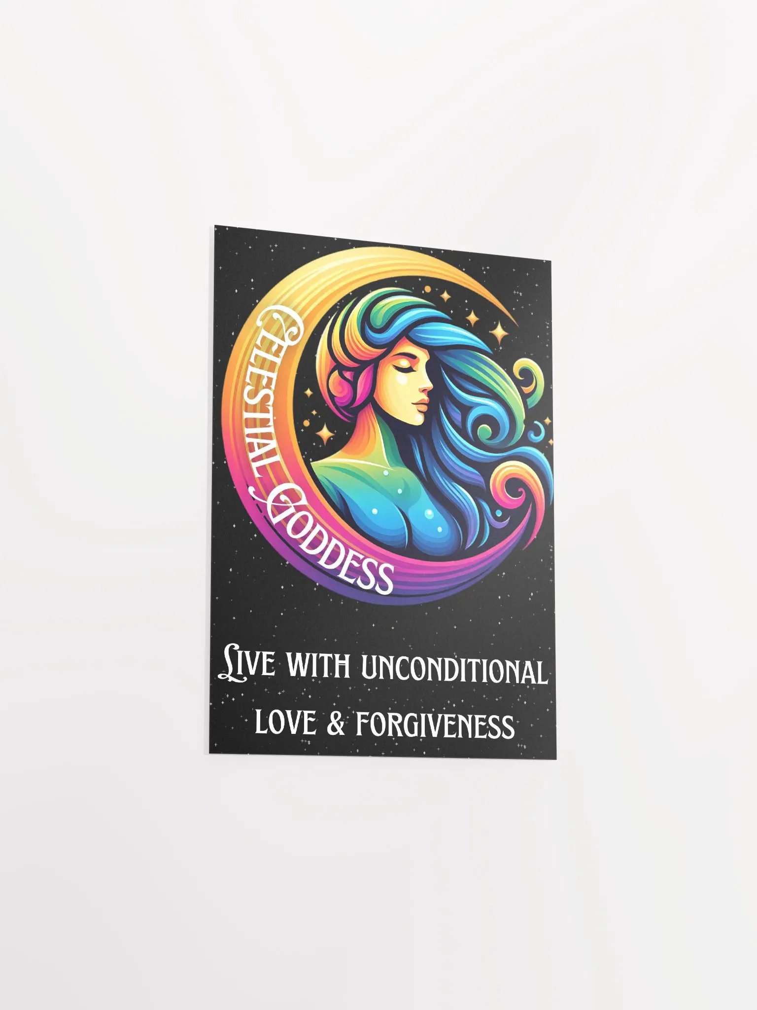 Celestial Crescent Moon Poster product image (3)