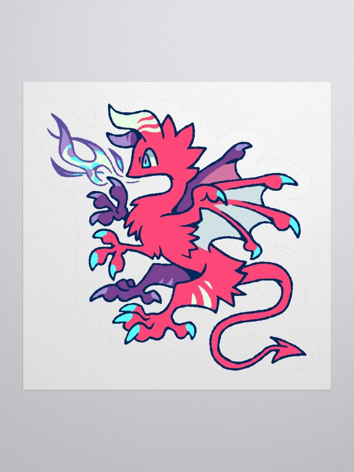 Red Pepper Dragon - Kiss Cut Sticker product image (1)