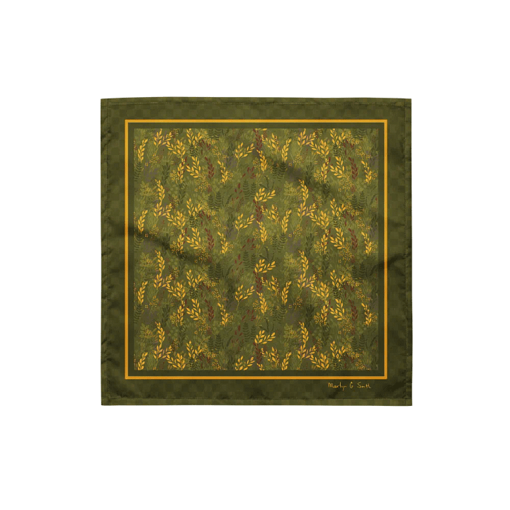 “Moving Meadows” Bandana in Green product image (1)