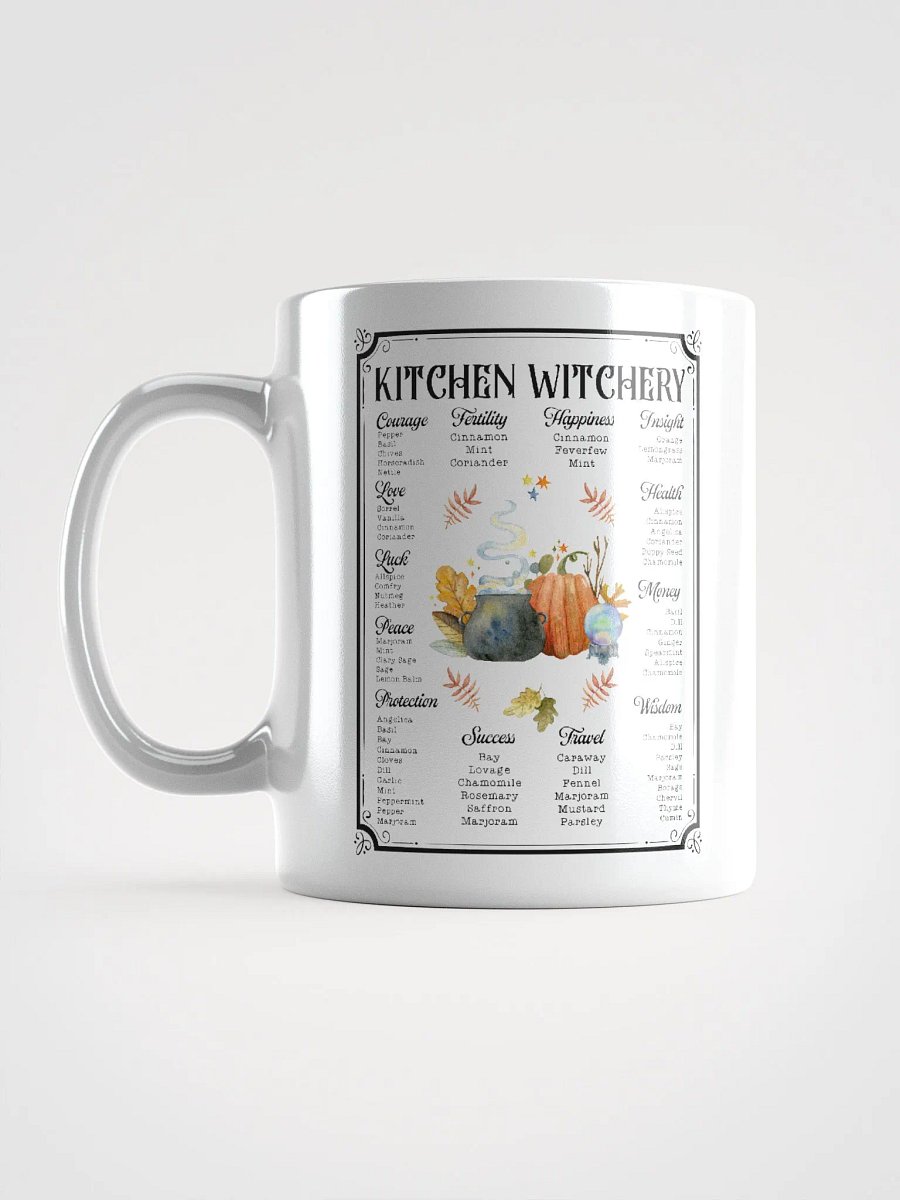Kitchen Witchery Spell & Potions WHITE GLOSSY MUG - Witchy, Kitchen Witch, Magic Kitchen Gift product image (6)