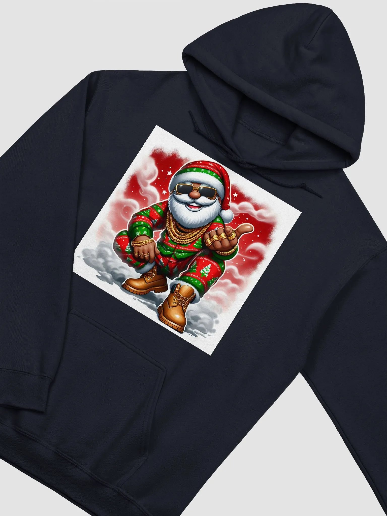 Festive Santa Claus Holiday Hoodie product image (70)