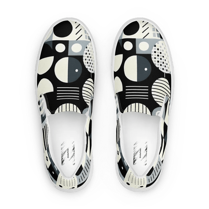 Abstract Geometric Women's Slip-On Shoes product image (1)