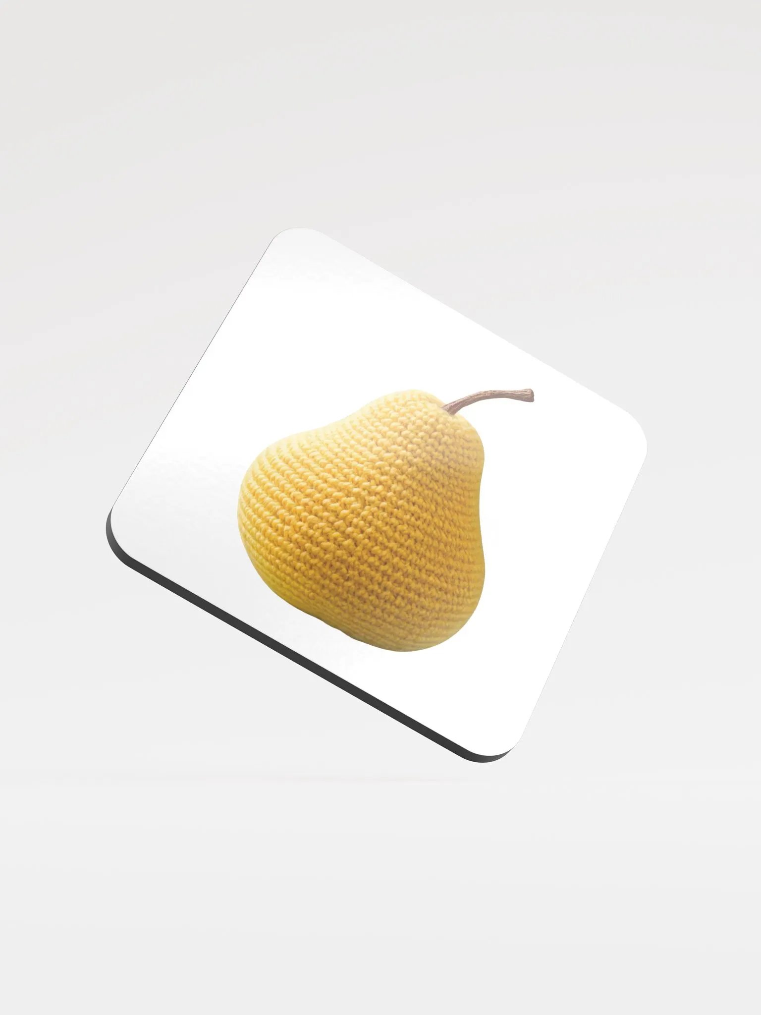 CozyAvocado Glossed Cork Coaster Pear #2 product image (1)