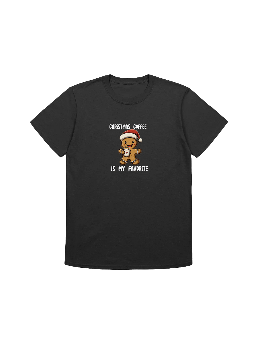 Cute Gingerbread Man Christmas Coffee Unisex T-Shirt product image (7)