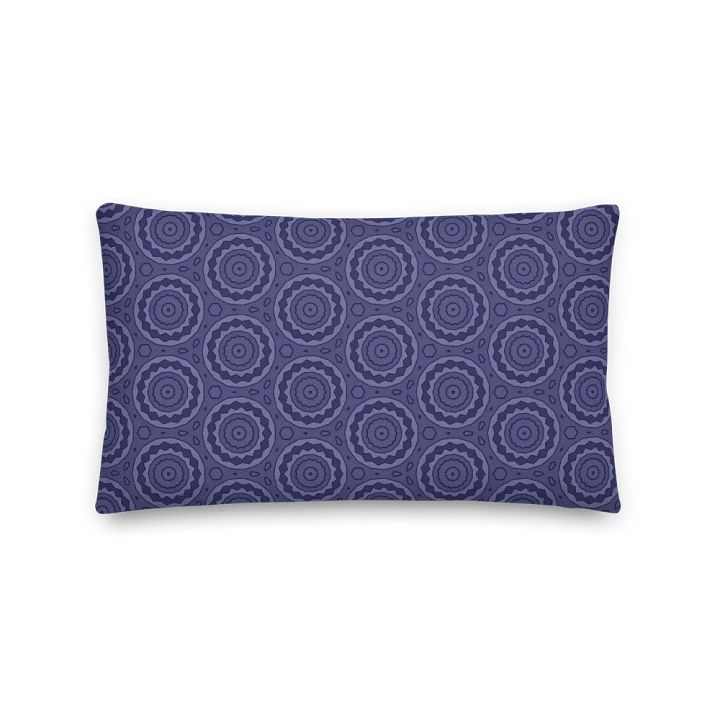 Navy hoops premium pillow (Reversible and in 3 sizes/shapes) product image (2)
