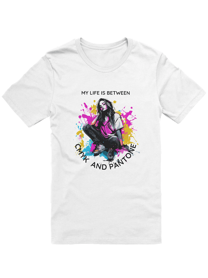 CMYK and Pantone Themed T-Shirt for Graphic Designers product image (1)