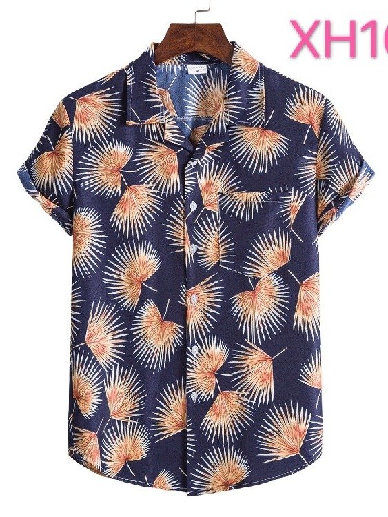 Hawaiian Beach Style Shirt Men's Casual Beach Suit Collar Short Sleeve product image (9)