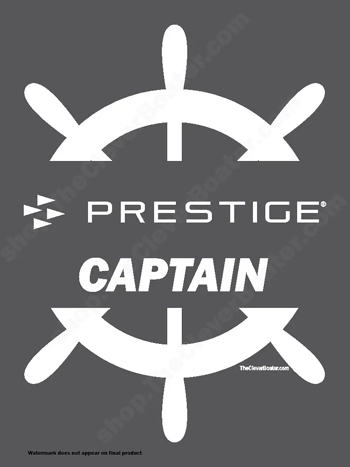 Prestige Captain - T-Shirt - Dark Shirt w/White Logo product image (2)