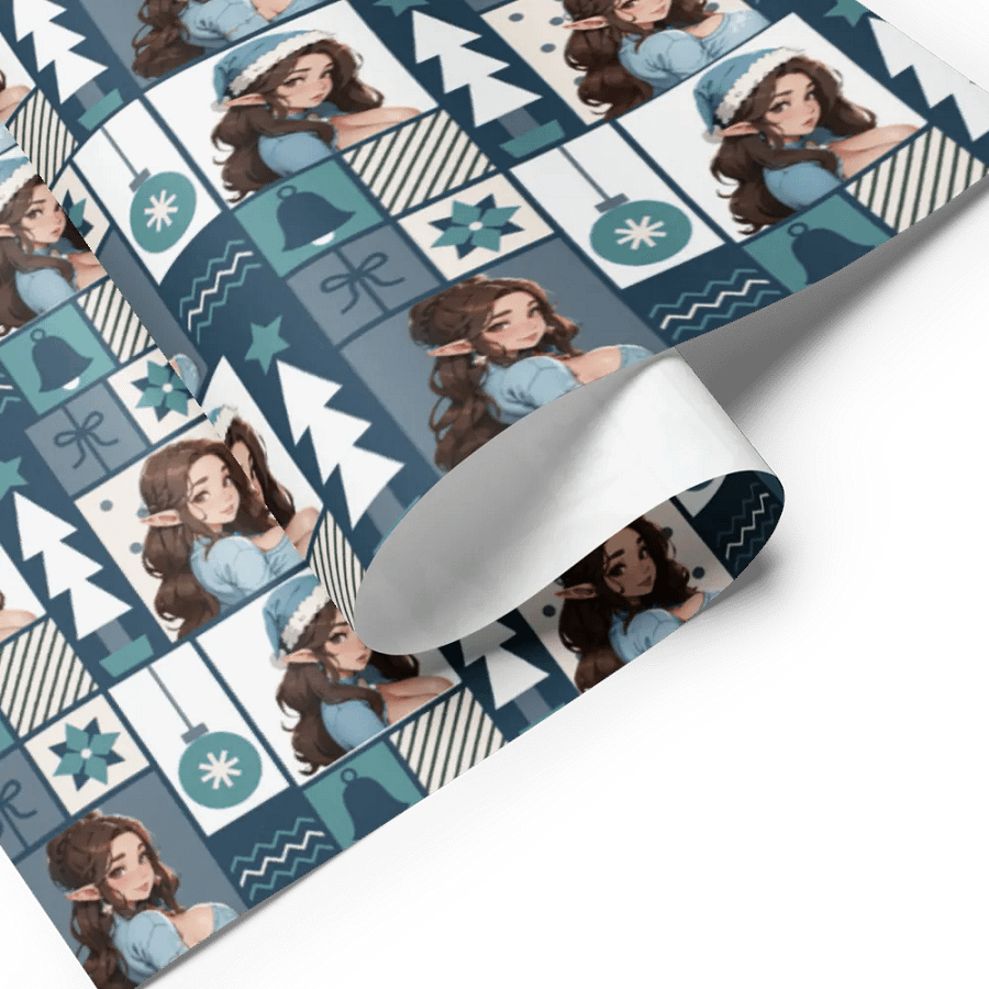 Spicy Christmas Elf Wrapping Paper product image (6)