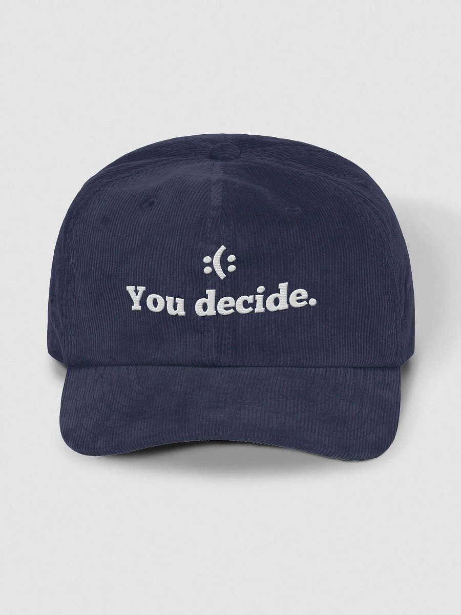 :(: You decide. - Corduroy Hat product image (1)