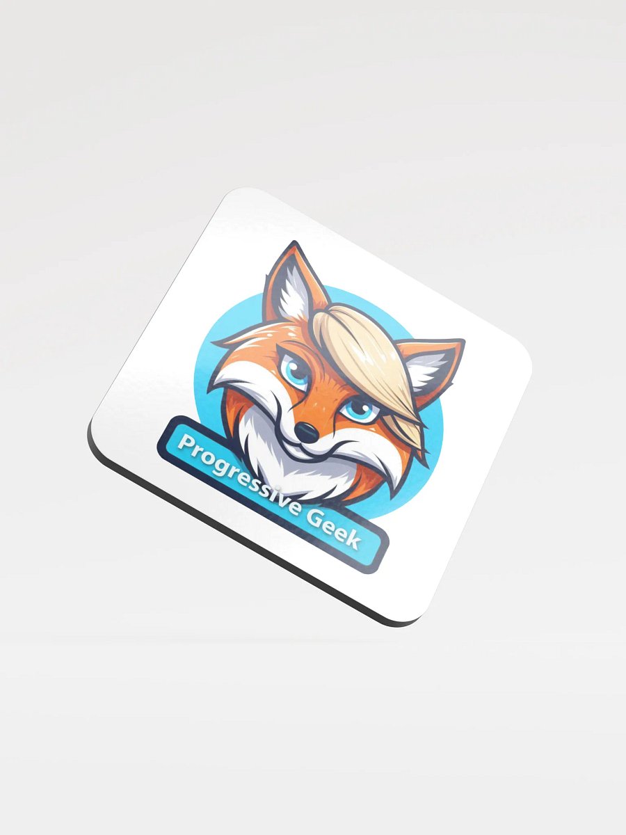 Progressive Geek Logo Cork Coaster product image (1)
