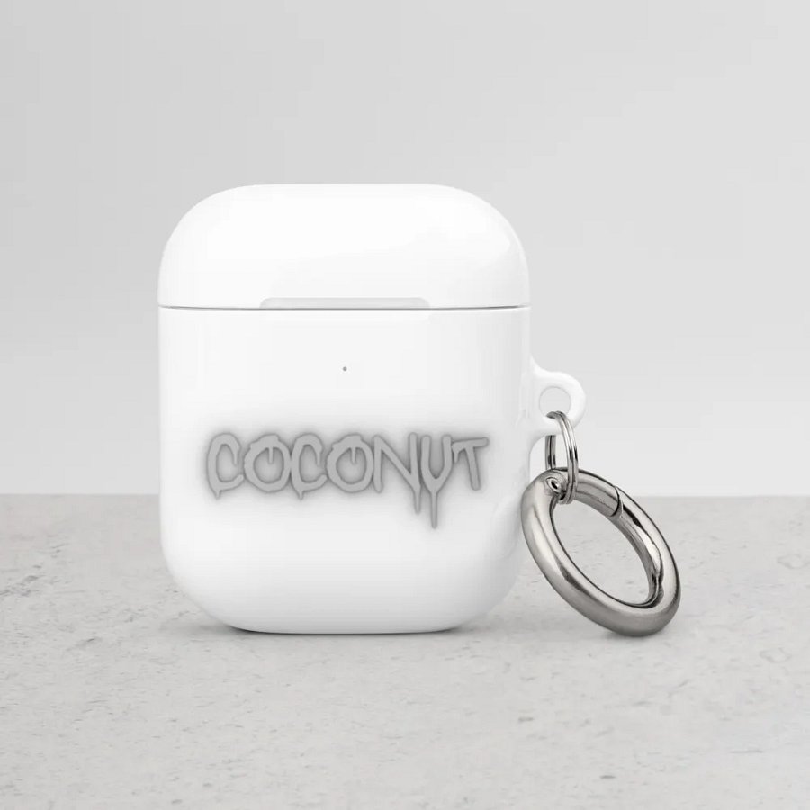Étui pour AirPods à imprimé intégral COCONUT en relief product image (3)