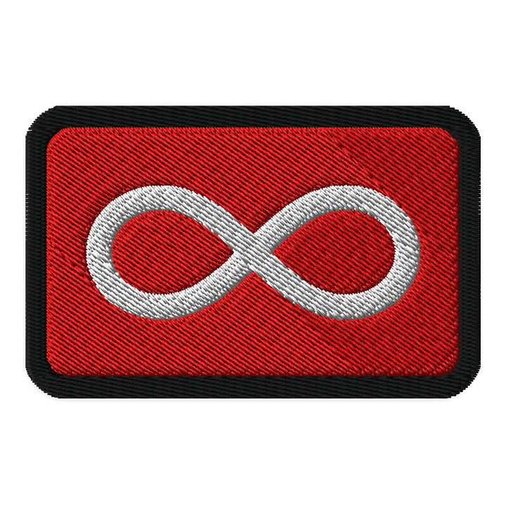 Red Metis Infinity Flag Patch product image (1)