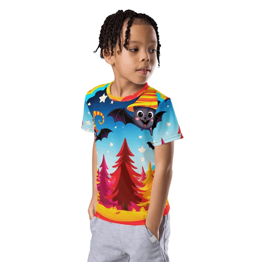 Rainbow Bat Magic Kids T Shirt product image (12)
