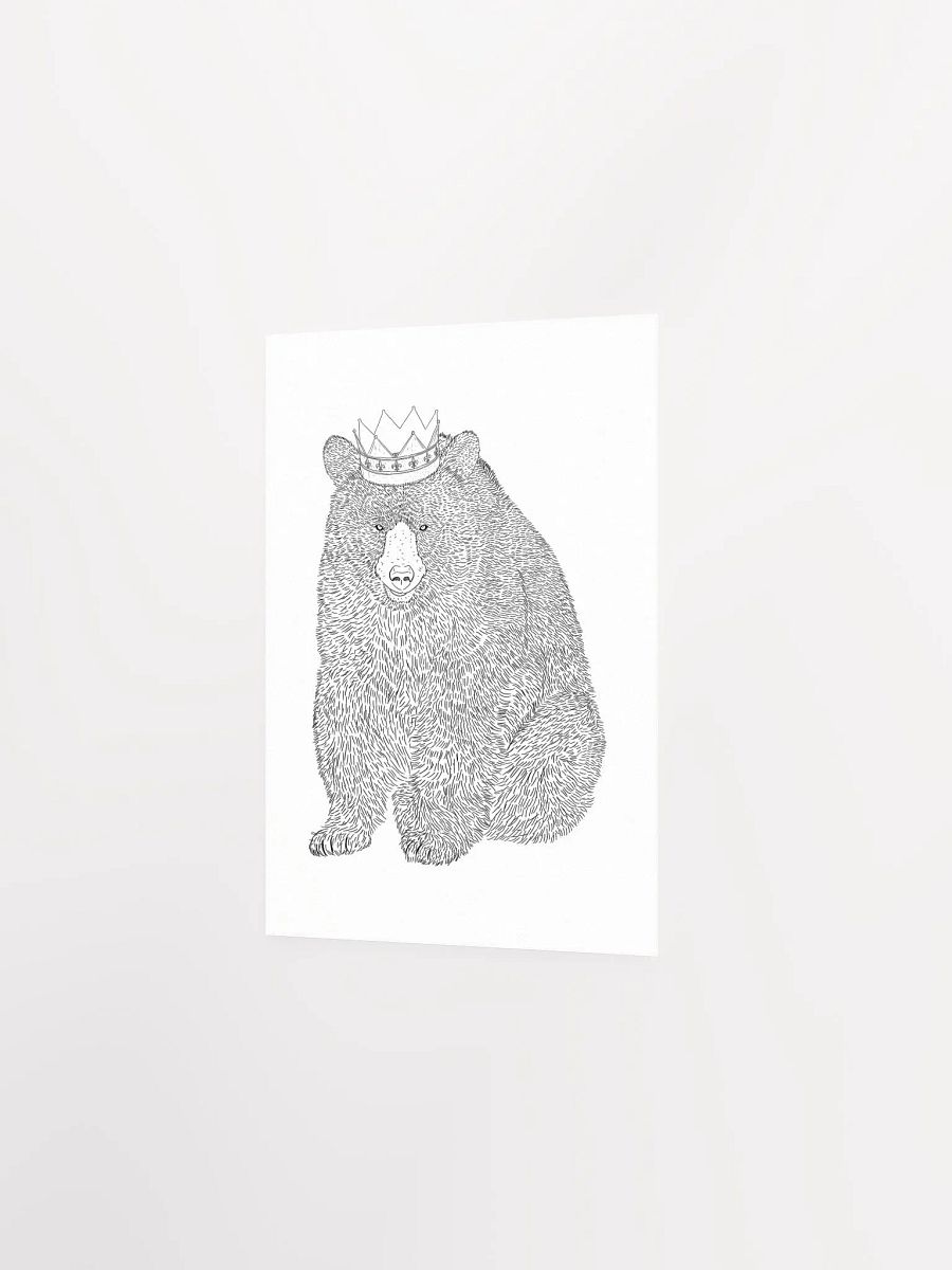 Bear King Art Print product image (21)