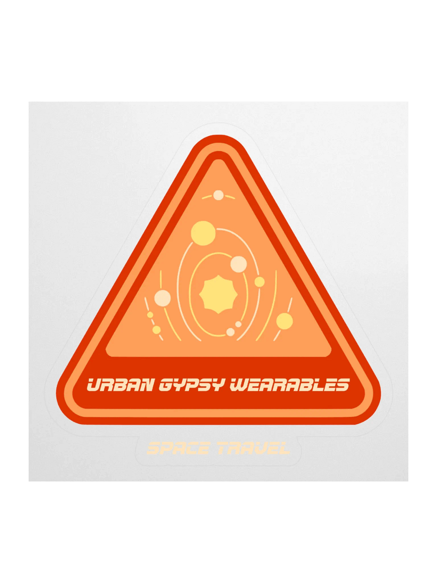 Orbiting Space Travel Kiss Cut Stickers product image (1)