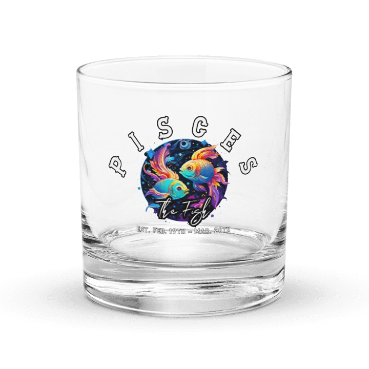 Pisces - Zodiac Rocks Glass product image (1)