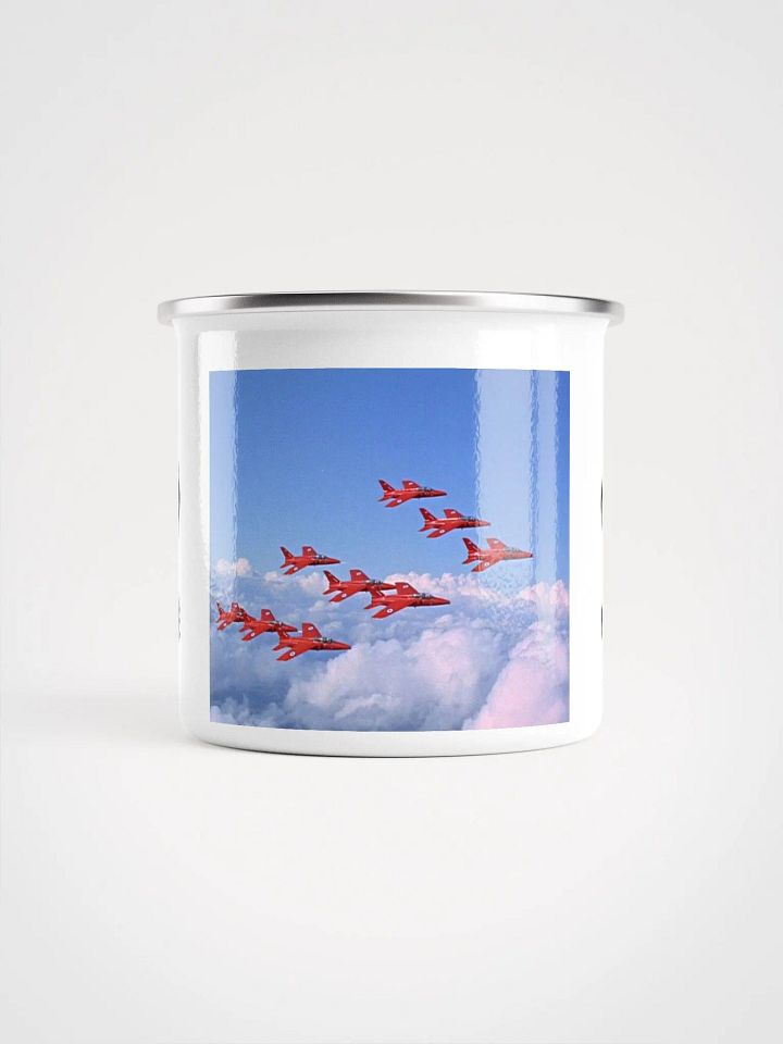 Red Arrows at 1966 Farnborough Air Show Mug product image (1)