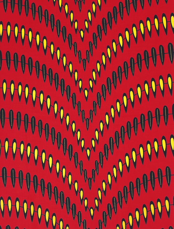 Scampolo Tessuto Wax Print - Design Astratto - 44 cm x 114 cm - cod.579/C product image (1)