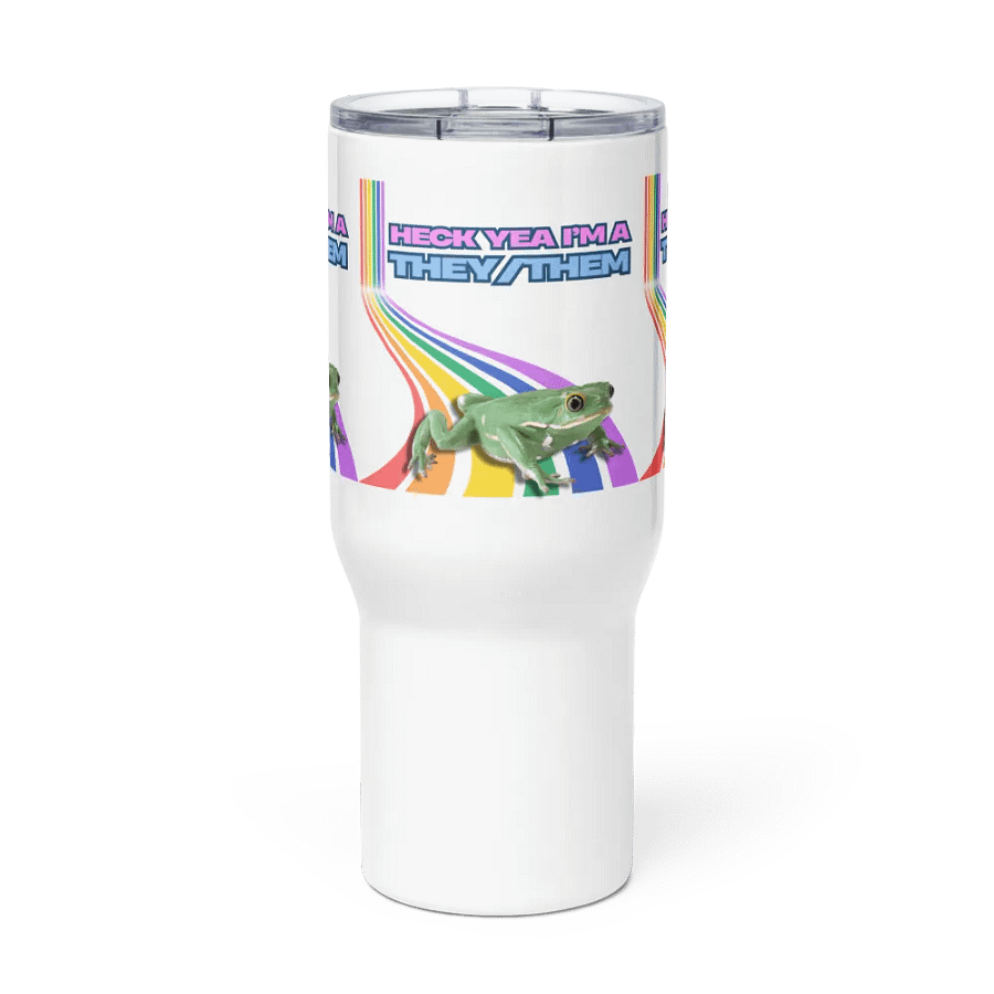 Heck Yea I'm A THEY/THEM Travel Mug product image (2)