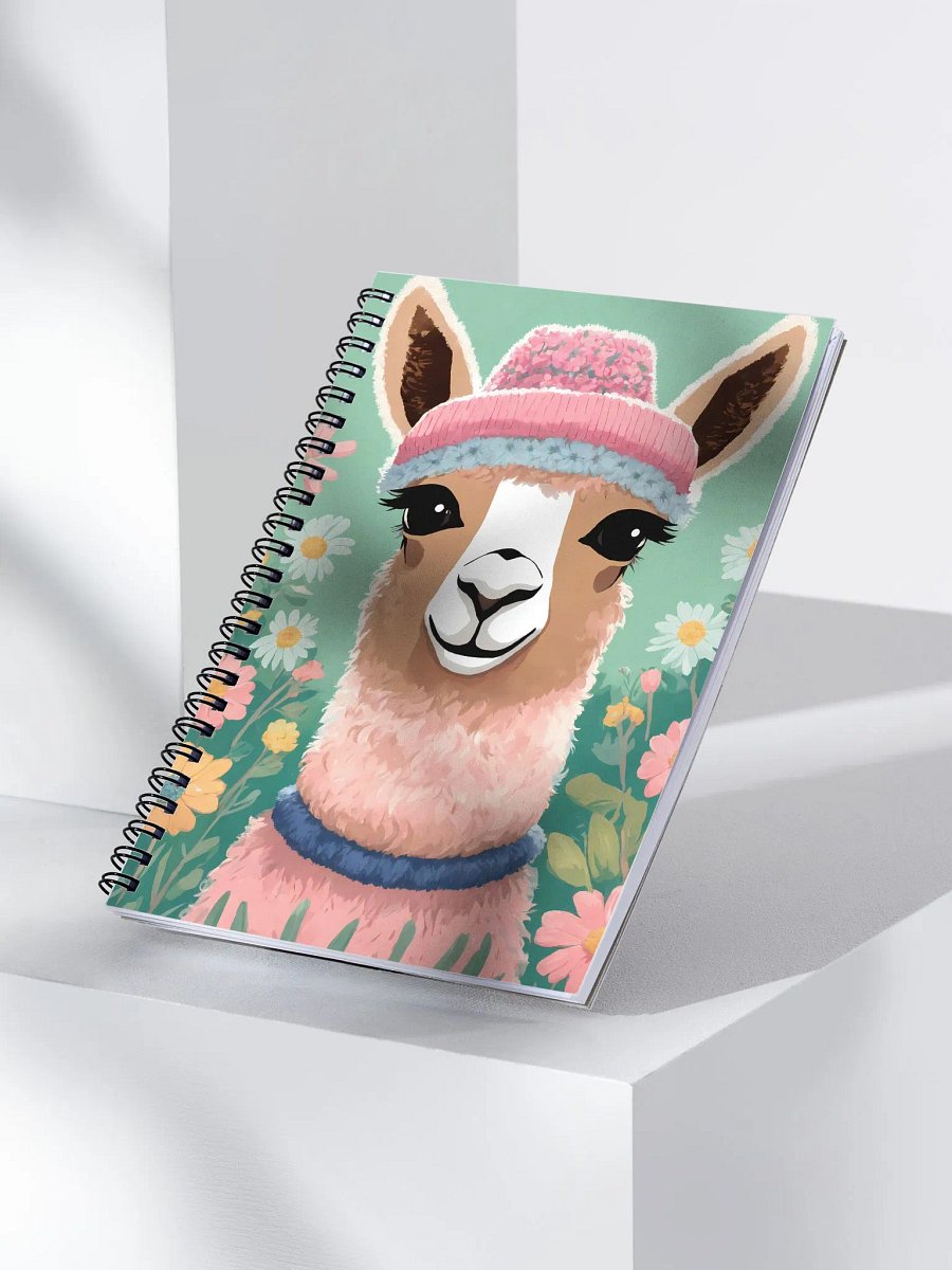 Calm Llama Spiral Notebook product image (3)