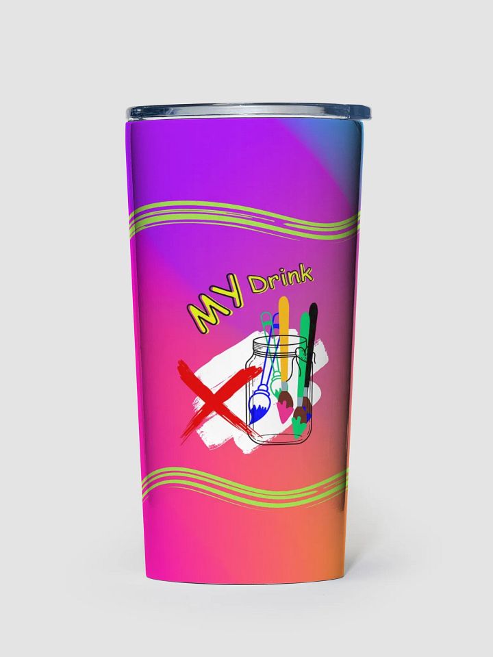 Colorful Artist's Tumbler with lid gift for Arty mom dad daughter friend product image (1)