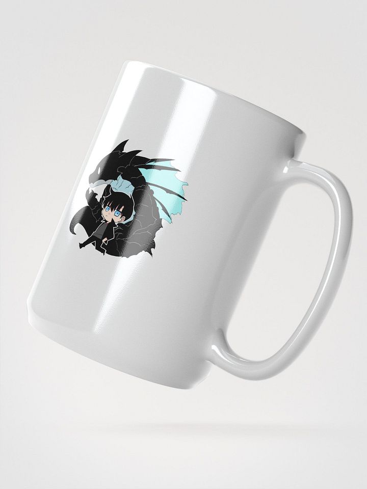 Solo Leveling: Chibi Monarch & Shadows White Glossy Mug product image (2)