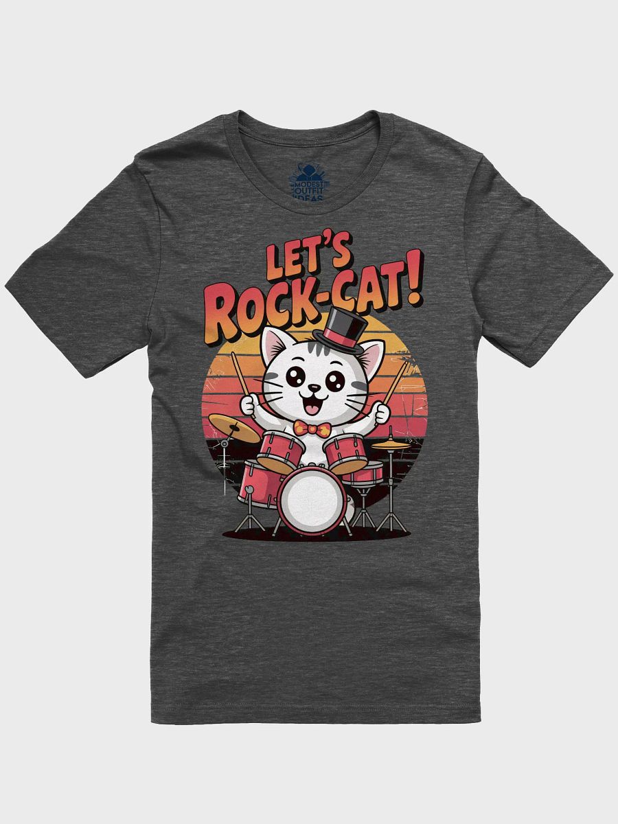 Rock-Cat Drummer T-Shirt product image (3)
