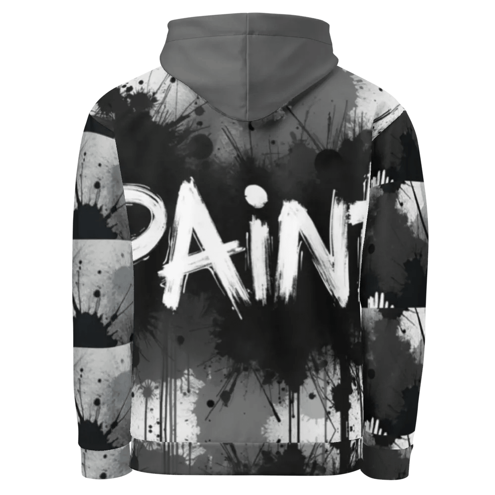 Bold Black Graffiti Unisex Hoodie product image (3)