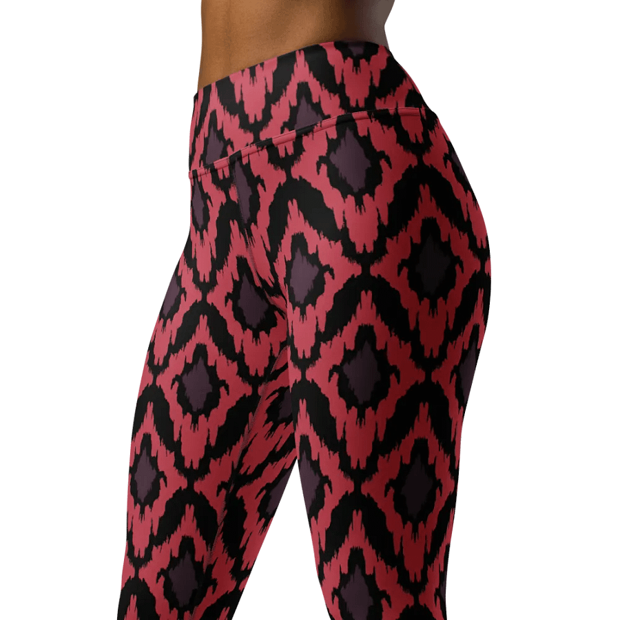 Vibrant Aztec Pattern High-Waisted Yoga Leggings product image (1)