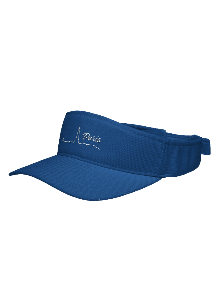 Paris City Skyline Embroidered Flexfit Visor product image (7)