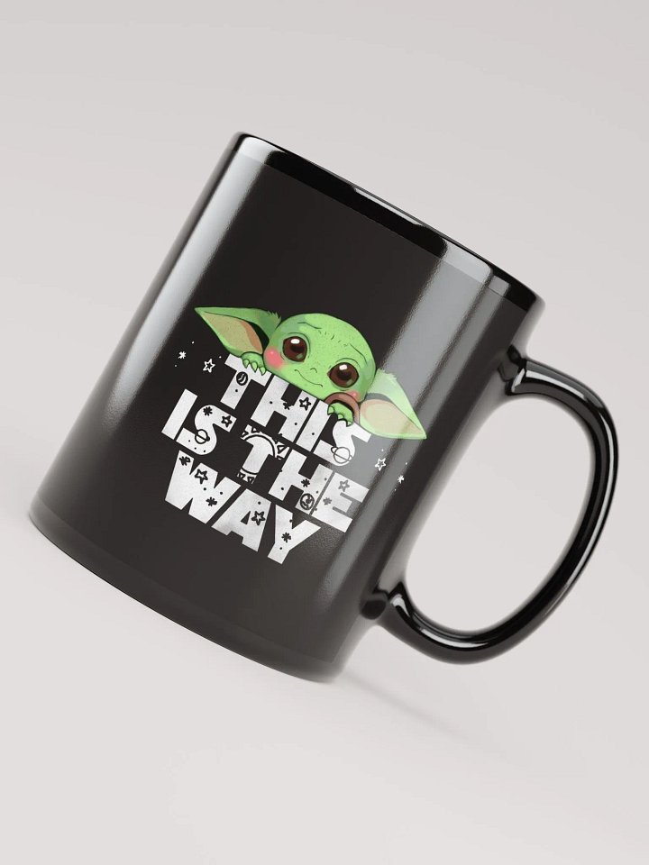 This is the way- Black Glossy Mug product image (1)