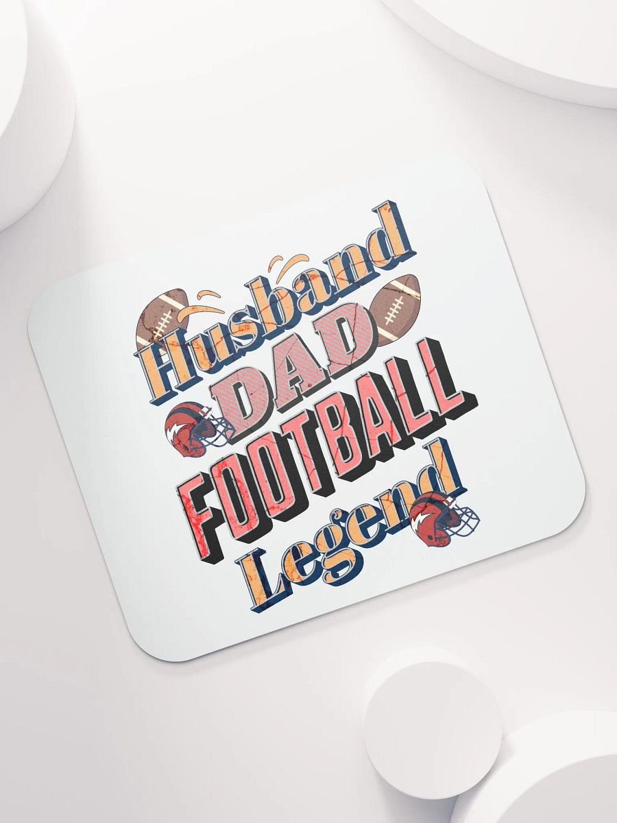 Husband Dad Football Legend Mouse Pad product image (5)