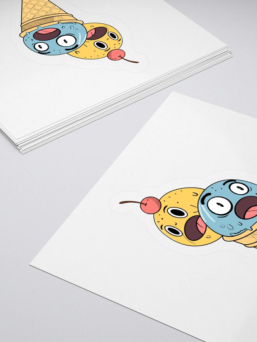 Double Scoops Surprise Kiss Cut Stickers product image (12)